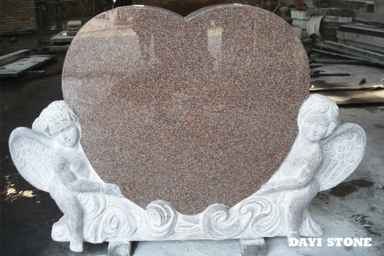 G663 Pink Granite Stone Upright Headstones - Dayi Stone